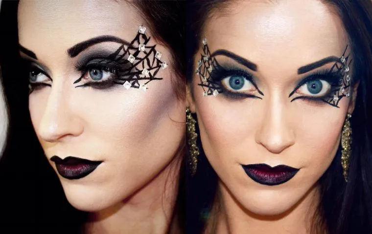 maquillage femme halloween sorcière facile