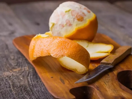 pelures d'orange au jardin