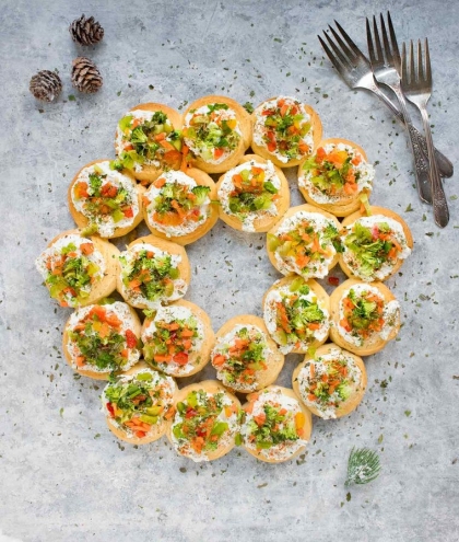 Idées de recettes simples d’amuse-bouches de Noël !