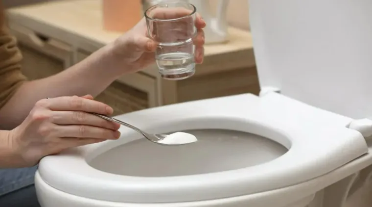 astuce grand-mère déboucher toilettes bicarbonate
