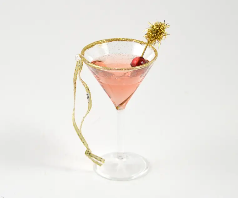 cocktail martini pour Noël Santa spice