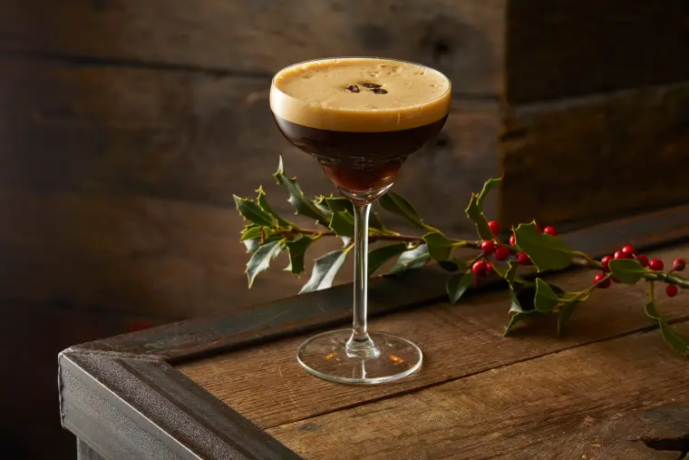 recette pour martini espresso pour Noël