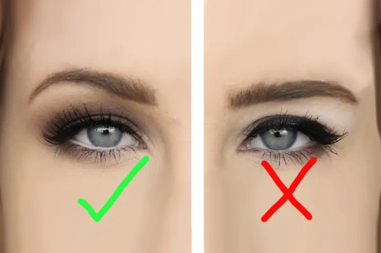comment appliquer de l'eyeliner sur des paupières tombantes
