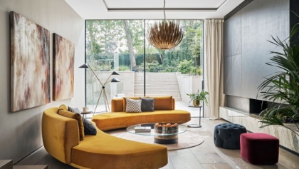 déco salon tendance 2023 éclairage