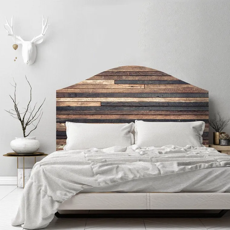 tête de lit adhésive effet bois naturel