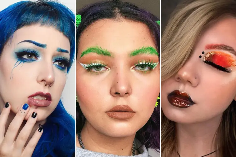 comment se maquiller les sourcils tendance colorés printemps 2023