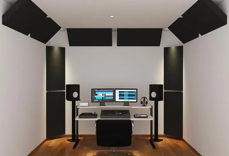 panneaux acoustiques studio enregistrement domicile