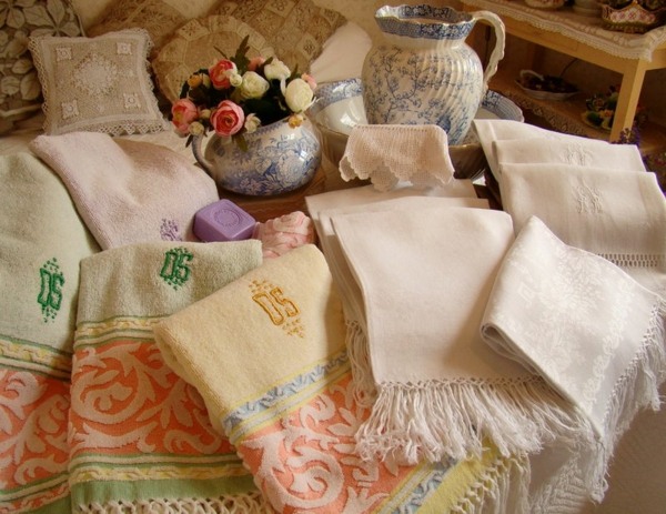 Au fil du lin et Coton serviettes luxe