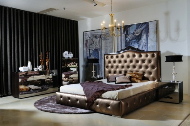 Chambre à coucher néoclassique et moderne