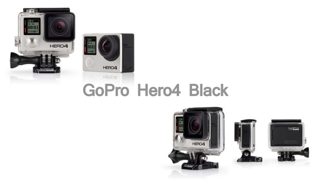 Go Pro Hero 4 Black résolution-4K-vitesse-30images-seconde