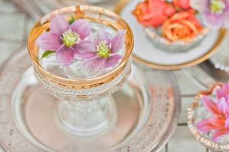 Petites fleurs decoration mariage
