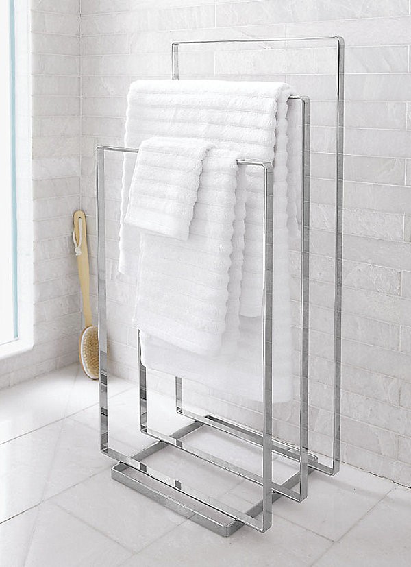 Sèche serviettes de la salle de bain