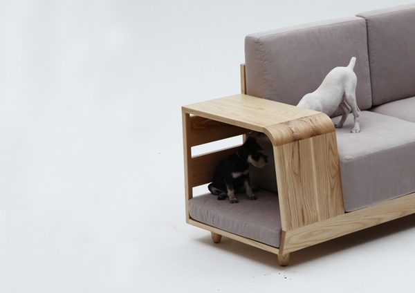The Dog House Sofa coin pour chien