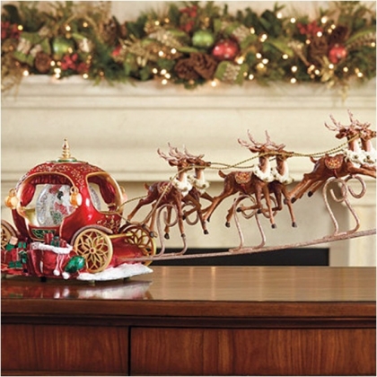 accessoire-de-Noël-decoration-parfaite-caleches-traineau