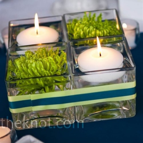 accessoire déco combine bougies plantes