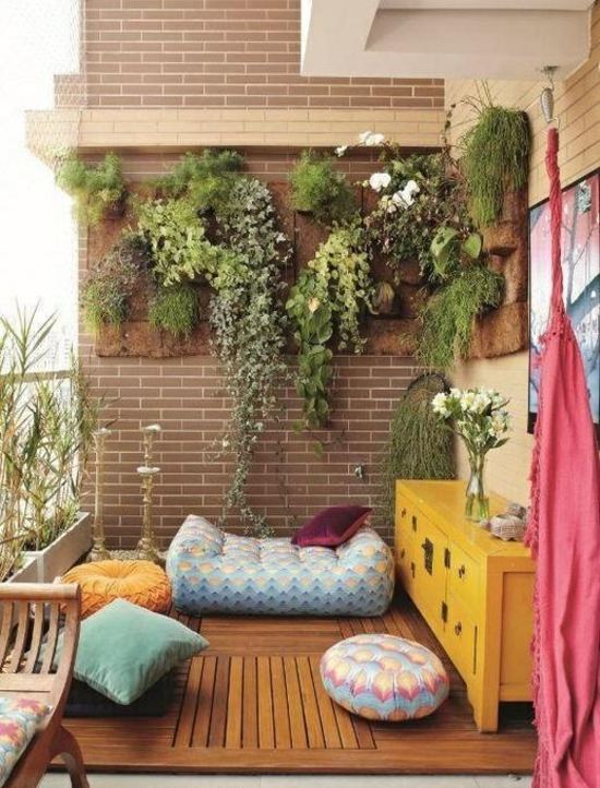aménagement balcon meubles extérieurs