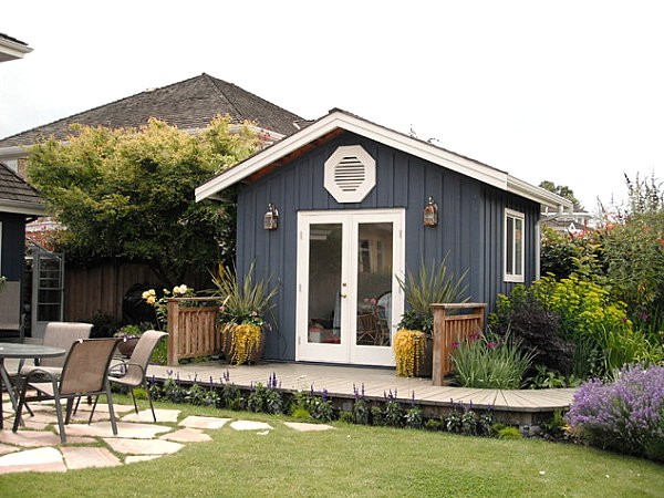 aménagement jardin cottage moderne