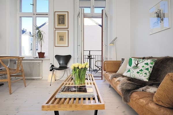 appartement bois blanc style scandinave