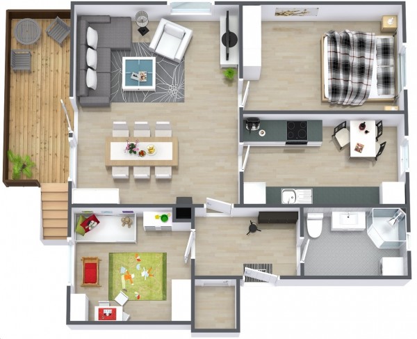 appartement design simple mais moderne