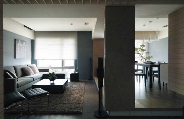 appartement moderne à aire ouverte minimaliste