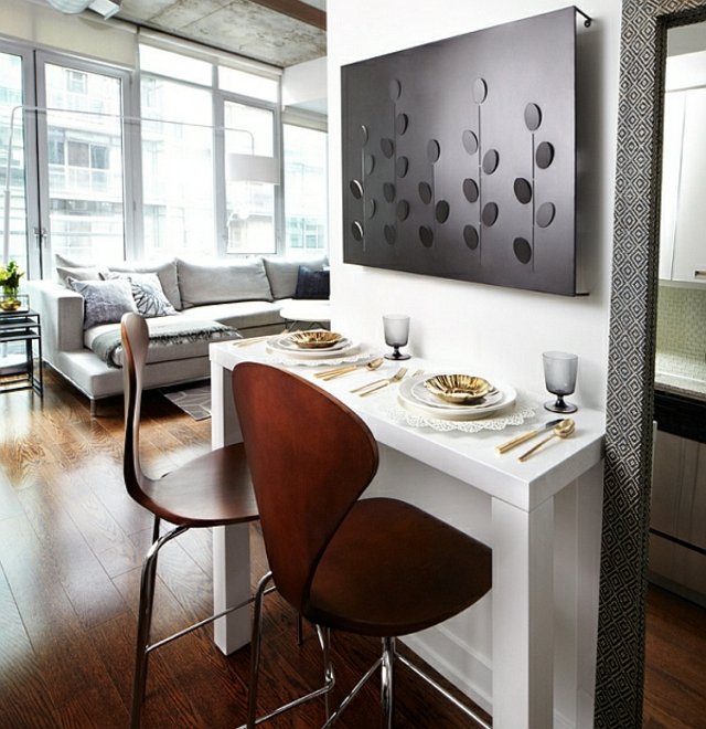 appartement moderne petite table