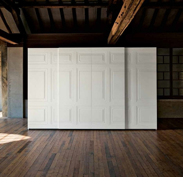 armoire blanc bois