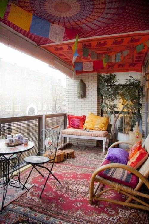 balcon deco style marocain