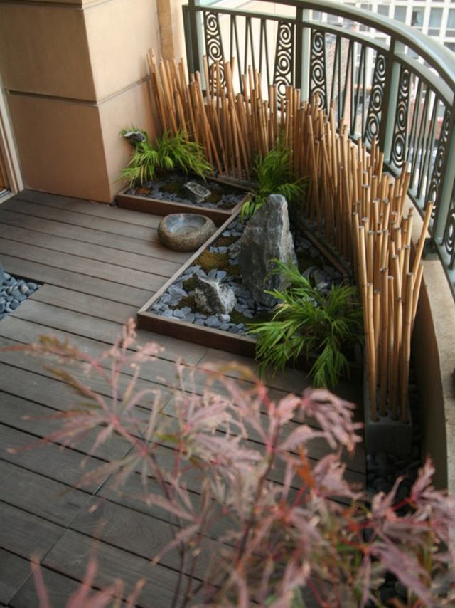 bambou déco terrasse originale