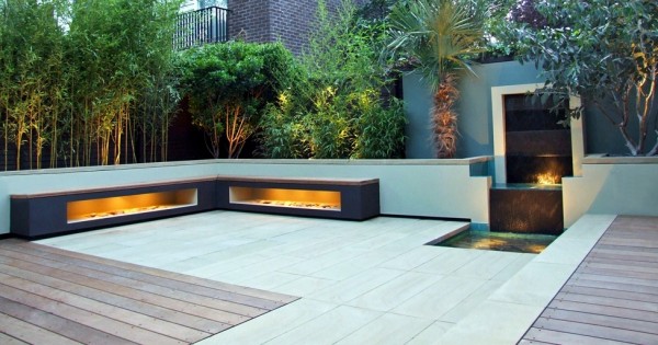 bancs-exterieurs-toit-jardin-moderne