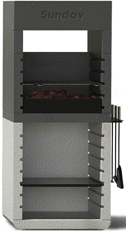 barbecue design marbre moderne