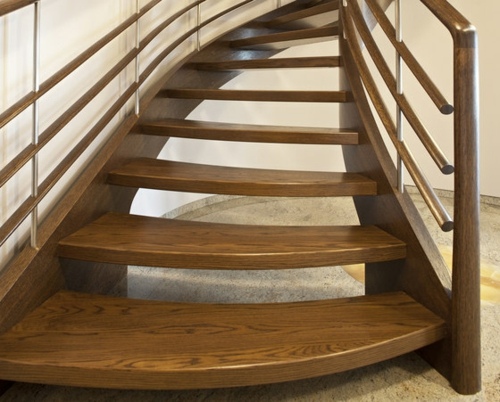 bois escalier contemporain classique