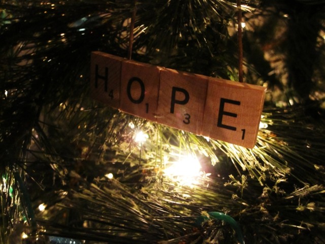 Bricolage de Noël simple à realiser- hope