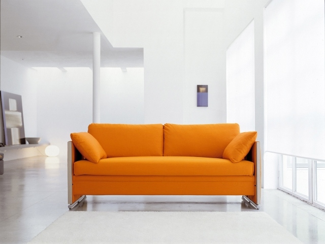 canapé-convertible-lits-superposés-Doc-orange-design-moderne
