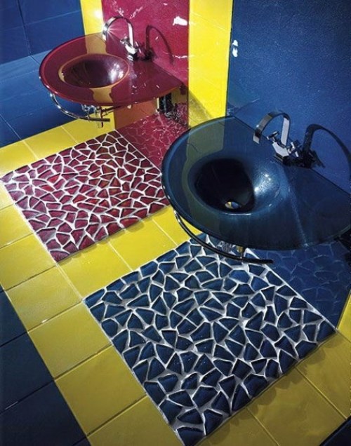 carrelage salle de bain moderne