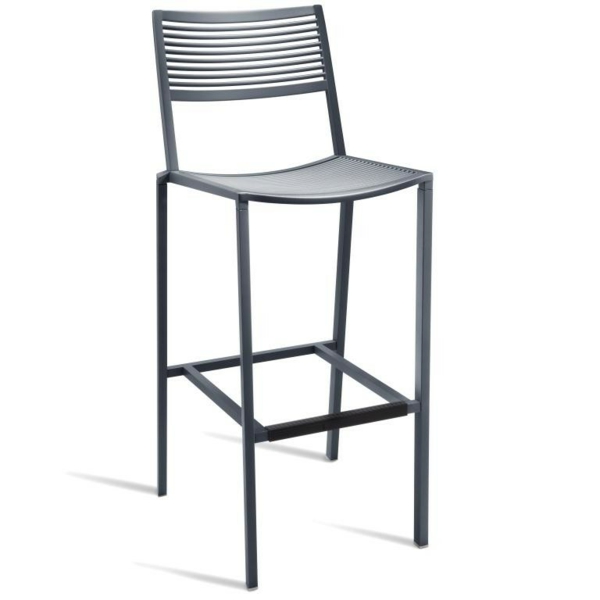 chaise bar métallique design