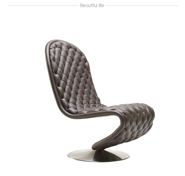 chaise design panton lignes courbées