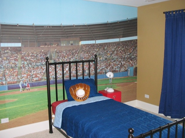 chambre-garçon-idée-de-décoration-originale-baseball-thème