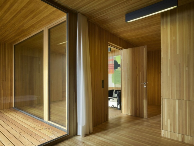 chambres bois modernes