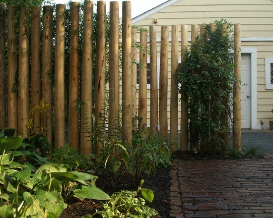 clôture en bambou épais
