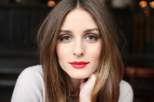 conseil maquillage Olivia Palermo rouge