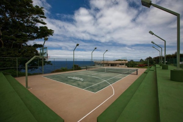 court de tennis privé résidence hawaii