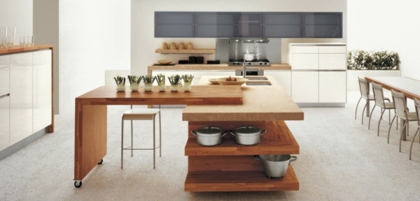 cuisine minimaliste design bois