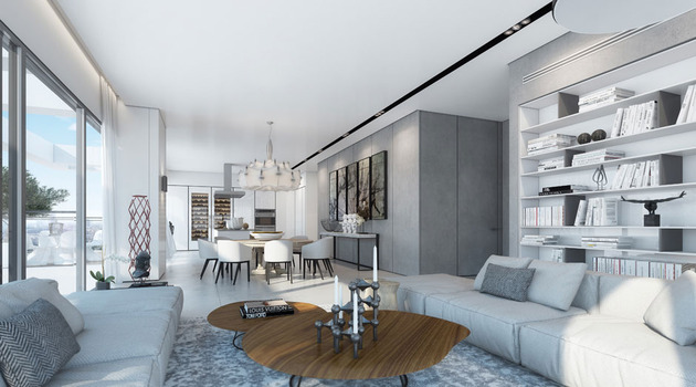 Déco en gris dans un bel appartement à Tel Aviv - Designmag.fr ...