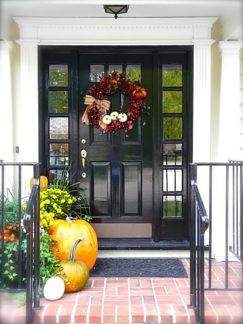 7 Citrouilles Décoratives En Mousse - Taille Mixte (jusqu'à 34 Cm) - Décoration Automne, Halloween, Noël