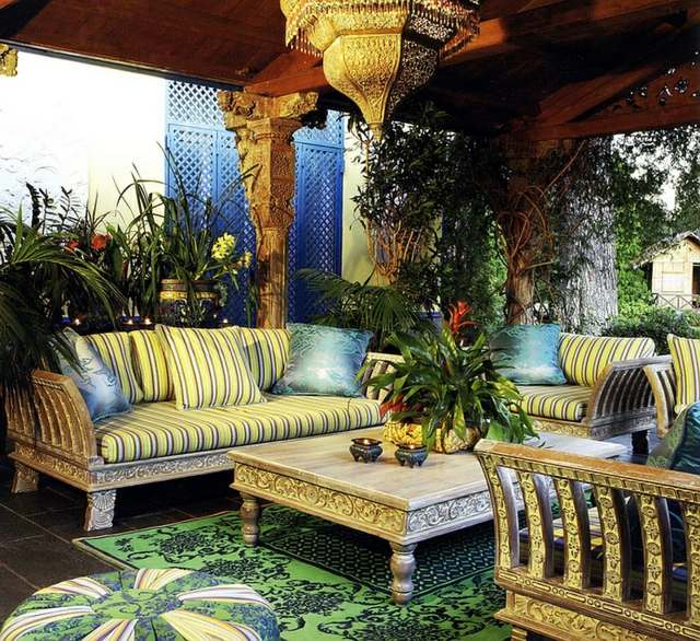 décoration marocaine patio moderne