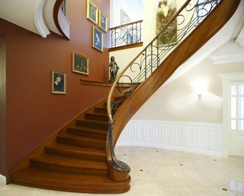 escalier classique bois chic