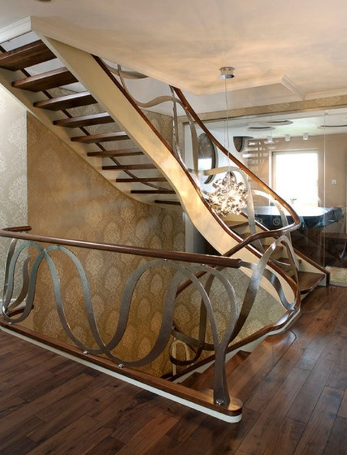 grand escalier bois design original