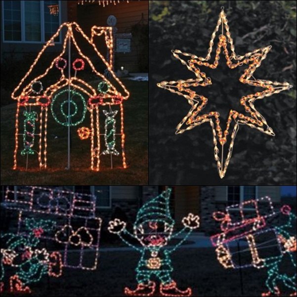guirlandes lumineuses extérieures LED-idées-déco-Noël