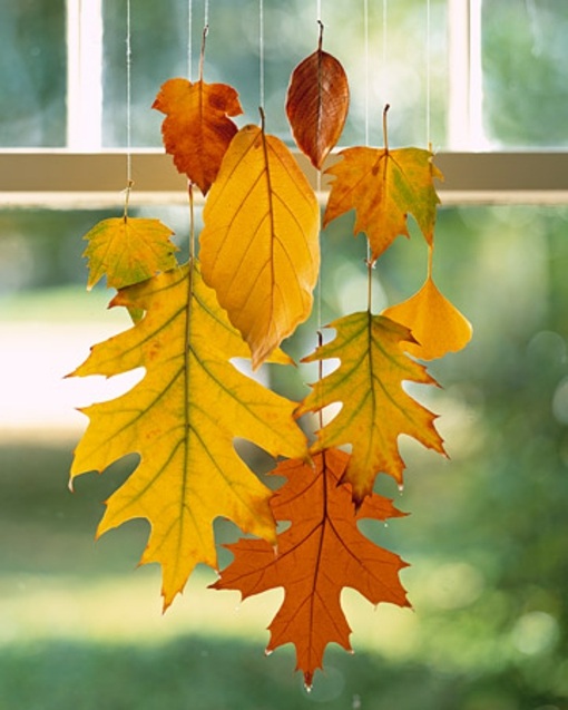 idee decoration automne feuilles
