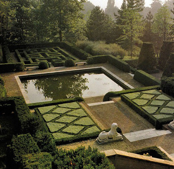 jardin design géométrique